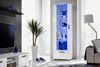 99rooms Teka Vitrine III Weiß Weiß Hochglanz ohne LED-Beleuchtung Bild 2