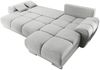 Ed Exciting Design Sofa Anton mit Schlaffunktion & Bettkasten in verschiedenen Farben erhältlich Luxus-Webstoff Flachgewebe beidseitig montierbar Bild 3