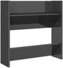 vidaXL Wand-Schuhschränke 2 Stk. Hochglanz-Grau 60x18x60cm 806739 Bild 5