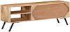 vidaXL TV-Schrank 110x30x40 cm Mango Massivholz 328312 Bild 3