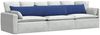 vidaXL Sofakissen 2 Stück Polizeiblau 200 x 40 cm Cordstoff 42013896 Bild 3
