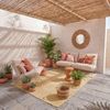 In- & Outdoor Teppich - Alef 200 x 140 cm - gelb Bild 2