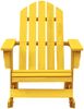 vidaXL Adirondack-Schaukelstuhl Massivholz Tanne Gelb 315884 Bild 2