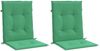 vidaXL Gartenstuhlauflagen für Niedriglehner 2 Stk. Grün 100x50x3 cm 47556 Bild 3