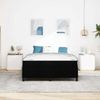 vidaXL Boxspringbett Schwarz 160 x 200 cm Stoff 3398873 Bild 3