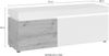 Lowboard Luci TV-Unterschrank 150x48x56cm Farbe: Artisan Eiche / weiß Bild 4