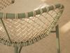 Micadoni Outdoor Stuhl Canar Beige grüne Beine Bild 5