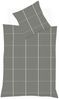 Fleuresse Lech Edelflanell Bettwäsche 155x220 Karo dunkelgrau 604311-01 Bild 2