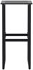 vidaXL Barhocker 4 Stk. Schwarz 38x38x80 cm Pulverbeschichteter Stahl 4009266 Bild 5