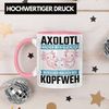 Trendation Tasse Axolotl Tasse Geschenk Schwanzlurch Geschenkidee Besitzer Axolotl Mach Bild 3