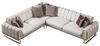 Villa Möbel Ecksofa Wave, Set, mit Relax-/Bettfunktion durch umklappbare Rückenlehne Bild 4