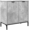 vidaXL Waschbeckenschrank Beton Grau 60,5 x 33,5 x 61 cm Holzwerkstoff 883417 Bild 2