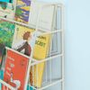 SoBuy Kinder-Bücherregal mit 4 Spielzeugkisten, weiß Bild 5