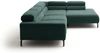 KAWOLA Sofa DELIA Ecksofa XL Cord smaragd Recamiere rechts 74 x 219 x 312 cm Bild 5