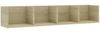 vidaXL CD-Wandregal Sonoma-Eiche 100x18x18 cm Holzwerkstoff 801322 Bild 2