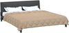 vidaXL Ganzjahresbettdecke Taupe 200 x 240 cm Mikrofaser 42025576 Bild 3