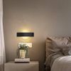 ZMH LED Wandleuchte Innen Wandlampe Wohnzimmer 6W aus Acryl Modern Bettlampe, LED fest integriert, Warmweiß Bild 2