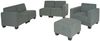 Modular Sofa-System Couch-Garnitur Lyon 3-1-1-1, Stoff/Textil ~ grau Bild 3