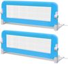 Kleinkind Bettschutzgitter 2 Stk. Blau 102x42 cm Bild 2