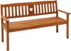 Dehner Gartenbank Gartenbank Heart, 2- oder 3-Sitzer, Farbe braun, Gartenbank aus FSC®-zertifiziertem Akazienholz mit Landhaus-Charme Bild 2