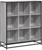 vidaXL Bücherregal Grau Sonoma 97,5x33x107,5 Holzwerkstoff und Metall 3300863 Bild 2