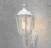 2er-Set Wandleuchten FIRENZE mit Bewegungsmelder E27, Aluminium weiß, Höhe 48 cm Bild 3