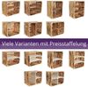 CHICCIE Geflammte Obstkiste - Hell Geflammt + Regal Bild 4