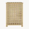 Wäschekorb Jystiand 79 L Gitteroptik Bambus Natur [en. casa] Bild 4