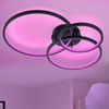 RGB LED Deckenleuchte, Fernbedienung, APP-Steuerung, L 79 cm Bild 4