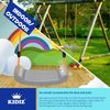 KIDIZ® Schaukel Kinderschaukel Set - Ink. Zubehör Schaukelsitz Schaukelbrett Garten Outdoor Indoor Brettschaukel für Kinder zum Schaukeln aus Kunststoff Höhenverstellbar Rutschfest Grau Bild 5