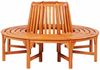 vidaXL Baumbank Ø 160 cm Holz 41777 Bild 2