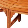 vidaXL Baumbank Ø 160 cm Holz 41777 Bild 3