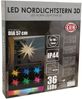 3D LED Stern zum Hängen Weihnachtsbeleuchtung DIA 57cm Außen IP44 Bild 3