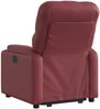 vidaXL Relaxsessel mit Aufstehhilfe Weinrot Kunstleder 3204776 Bild 4