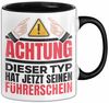 Trendation Tasse Führerschein Bestanden Geschenk Tasse Bestandener Führerschein Achtung Bild 1