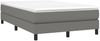 vidaXL Boxspringbett mit Matratze Dunkelgrau 120x200 cm Stoff, Härtegrad: H2 [3144062] Bild 3