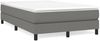 vidaXL Boxspringbett mit Matratze Dunkelgrau 120x200 cm Stoff, Härtegrad: H2 [3144062] Bild 2