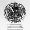 hofstein Deckenleuchte »Pieris« runde Deckenlampe aus Metall in Schwarz, ohne Leuchtmittel, E27, Retro-Leuchte mit Lichteffekt durch Gitter-Optik Bild 2