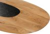 Esstisch oval Akazie 240x100x76 natur lackiert / Mikado-Beine rund schwarz Bild 4