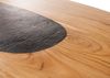 Esstisch oval Akazie 240x100x76 natur lackiert / Mikado-Beine rund schwarz Bild 3