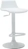 Vente-unique - CALAS Barhocker Plastik Weiß - B 45 cm x H 95,5 cm95 cm x L 45 cm Bild 4