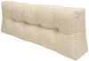 Beautissu Palettenkissen Rückenkissen ECO Elements Natur, 120 x 40 x 10 cm Bild 2