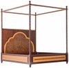 Casa Padrino Luxus Massivholz Himmelbett Braun - Hotel & Schlafzimmer Möbel Bild 2