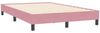 vidaXL Bettgestell ohne Matratze Rosa 120x210 cm Samt 4101354 Bild 2