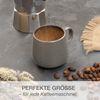 Moritz & Moritz SOLID Kaffeebecher 6er - Grau/Amber Bild 4