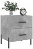 vidaXL Nachttische 2 Stk. Betongrau 40x35x47,5 cm Holzwerkstoff 827333 Bild 3