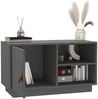 vidaXL TV-Schrank Grau 70x34x40 cm Massivholz Kiefer 818237 Bild 5