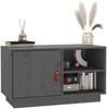 vidaXL TV-Schrank Grau 70x34x40 cm Massivholz Kiefer 818237 Bild 4