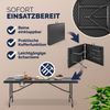 CASARIA® Buffettisch Gartentisch 183x76cm Klappbar Wetterfest Tragbar Kunststoff Garten Terrasse Camping Klapptisch Bild 4