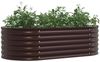 vidaXL Hochbeet Braun 160 x 80 x 44 cm Stahl 42008140 Bild 3